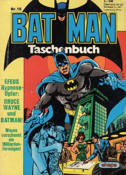 Batman Taschenbuch 16 (Z1-2), Ehapa