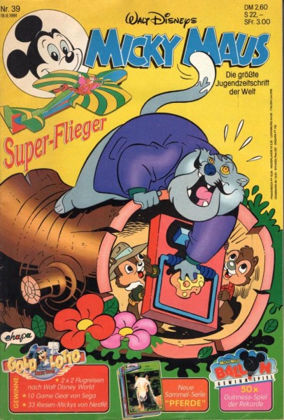 Micky Maus 1991/ 39 (Z0-1), Ehapa