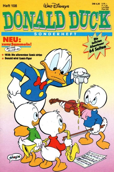 Die tollsten Geschichten von Donald Duck Sonderheft 108 (Z1), Ehapa