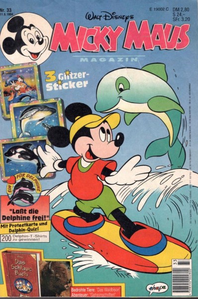 Micky Maus 1994/ 33 (Z1), Ehapa