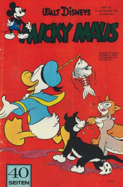 Micky Maus 1963/ 37 (Z2), Ehapa
