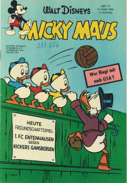 Micky Maus 1960/ 12 (Z1-, Sz), Ehapa