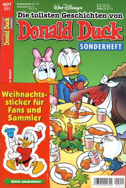 Die tollsten Geschichten von Donald Duck Sonderheft 211 (Z0-1), Ehapa
