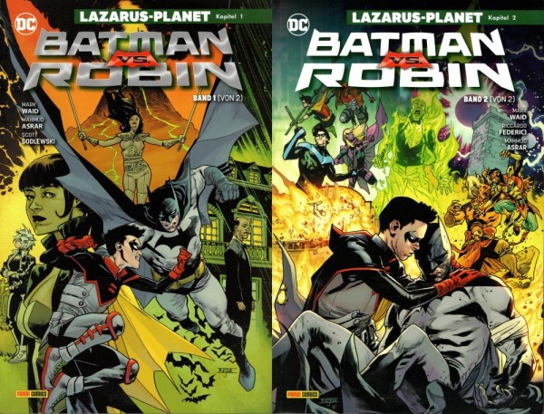 Batman vs. Robin - Lazarus-Planet 1+2 (Z0, 1. Auflage), Panini