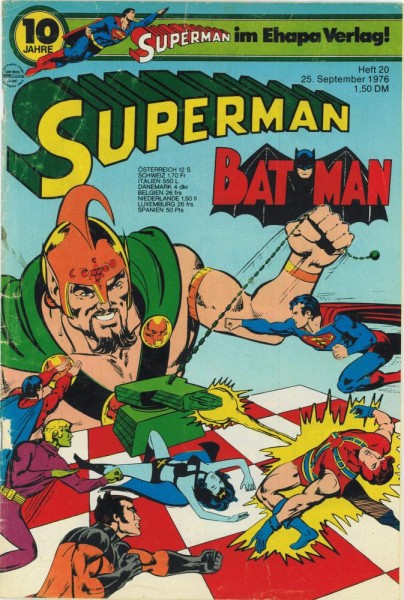 Superman 1976/ 20 (Z2, Sm), Ehapa
