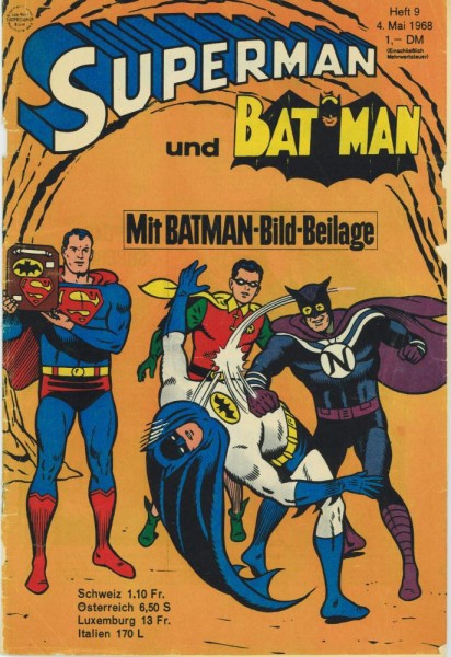 Superman 1968/ 9 (Z2-), Ehapa