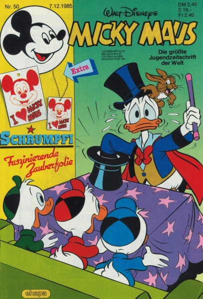 Micky Maus 1985/ 50 (Z1), Ehapa
