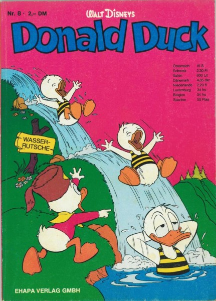 Donald Duck Taschenbuch 8 (Z1-), Ehapa