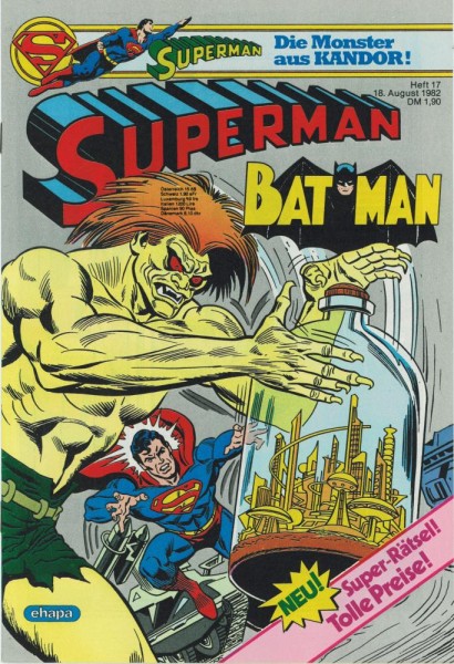 Superman 1982/ 17 (Z0-1), Ehapa