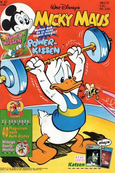 Micky Maus 1992/ 37 (Z0-1), Ehapa