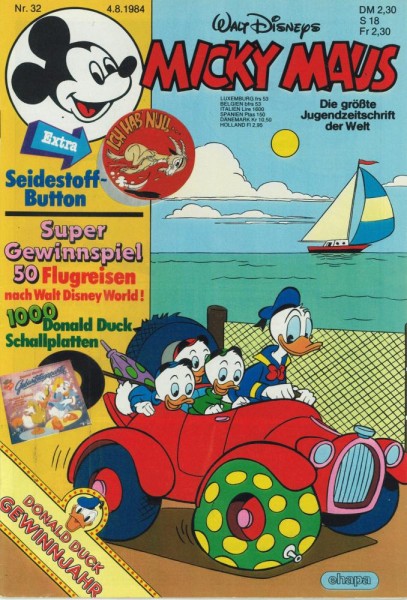 Micky Maus 1984/ 32 (Z0-1/1), Ehapa