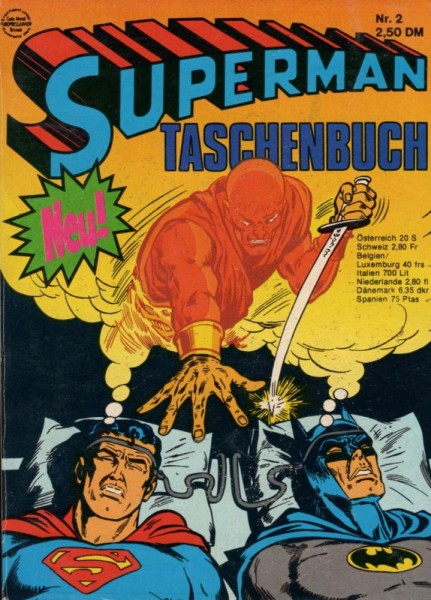 Superman Taschenbuch 2 (Z1, 1. Aufl.), Ehapa