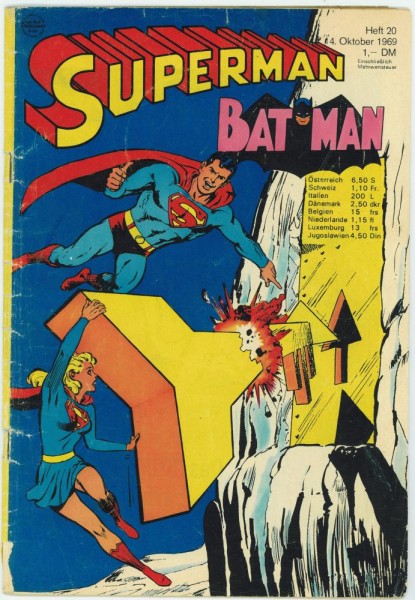 Superman 1969/ 20 (Z2), Ehapa