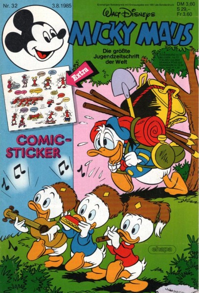 Micky Maus 1985/ 32 (Z0-1), Ehapa