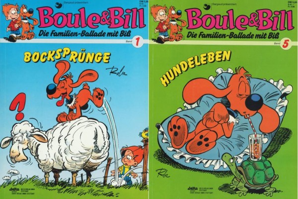 Boule & Bill 1-3 + 5 (Z1), Delta Verlag