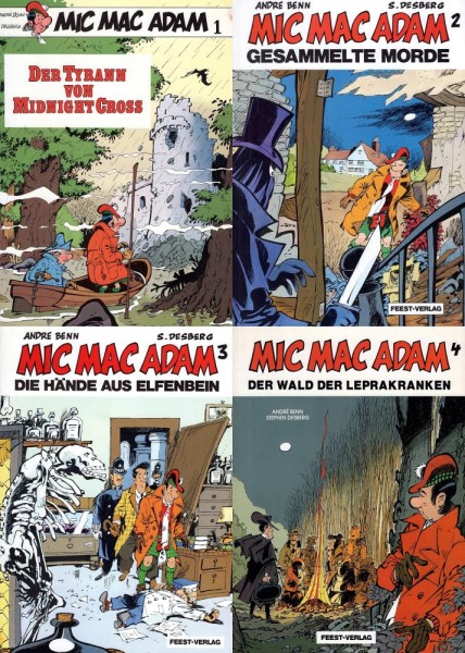 Mic Mac Adam 1-4 (Z1, 1. Aufl), Feest