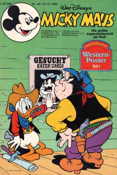 Micky Maus 1980/ 42 (Z1), Ehapa