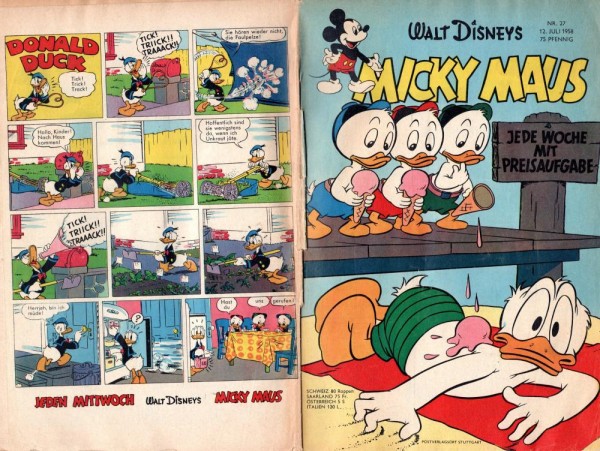 Micky Maus 1958/ 27 (Z2), Ehapa