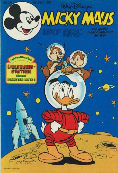 Micky Maus 1980/ 2 (Z1), Ehapa
