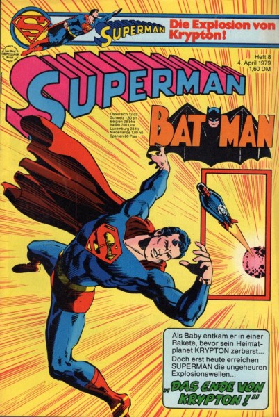Superman 1979/ 8 (Z1), Ehapa