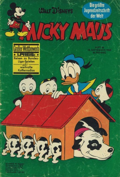 Micky Maus 1965/ 38 (Z3), Ehapa