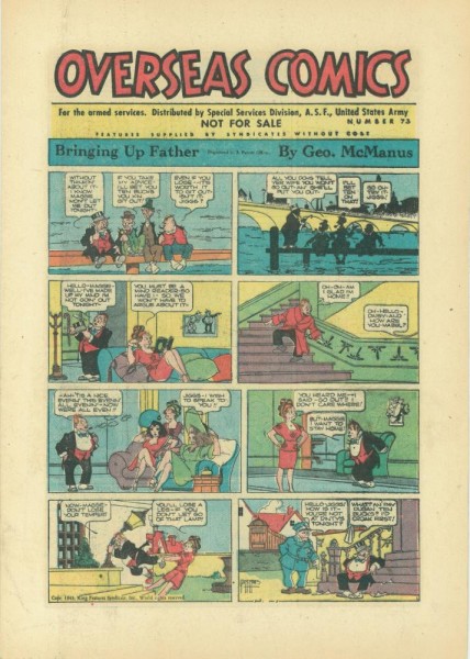 Overseas Comics 73 (Z1-), A.S.F. United States Army
