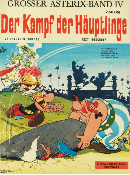 Asterix 4 (Z1-2/2, 1.Auflage), Ehapa