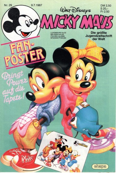 Micky Maus 1987/ 29 (Z0-1), Ehapa