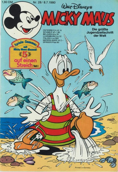Micky Maus 1980/ 28 (Z1), Ehapa