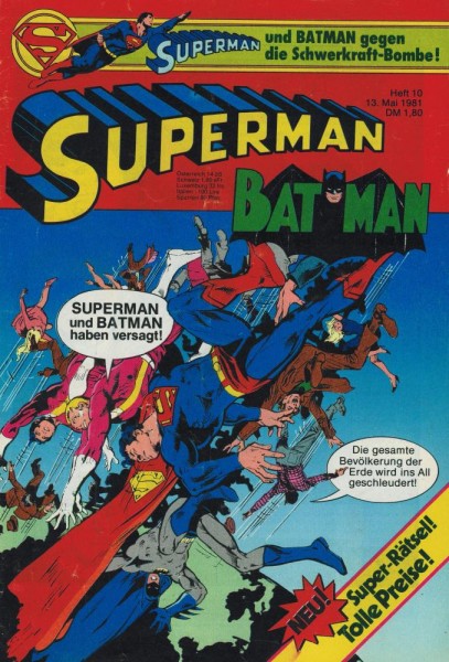 Superman 1981/ 10 (Z1-2), Ehapa
