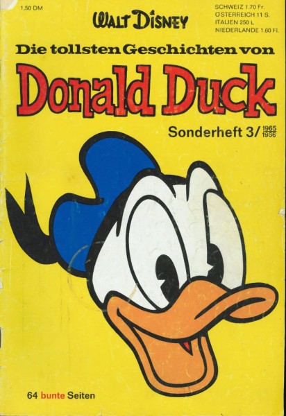 Die tollsten Geschichten von Donald Duck Sonderheft 3 (Z3-), Ehapa