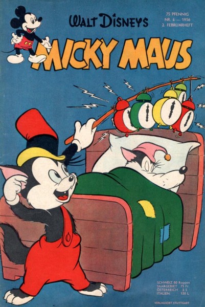 Micky Maus 1956/ 4 (Z1-), Ehapa