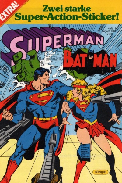 Superman 1984/ 18 (Z0), Ehapa