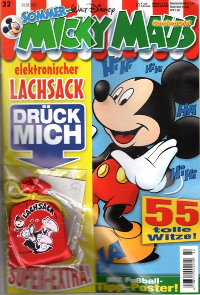 Micky Maus 2005/ 32 (Z1), Ehapa