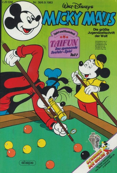 Micky Maus 1983/ 36 (Z0-1/1), Ehapa