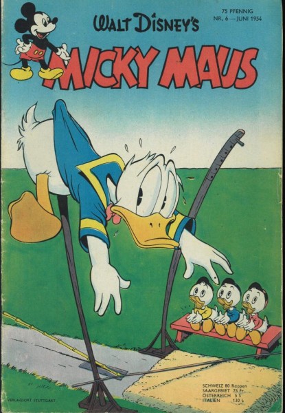 Micky Maus 1954/ 6 (Z1-2), Ehapa