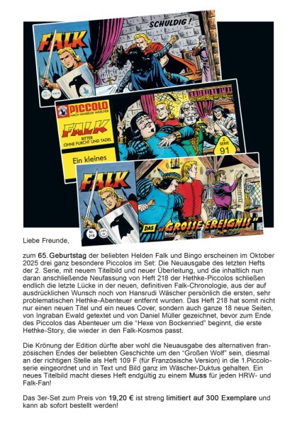 Falk Piccolo Sonderedition zum 65. Jubiläum, Ingraban Ewald