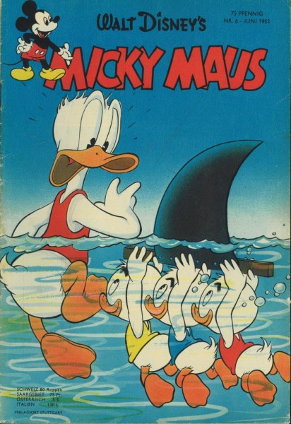 Micky Maus 1953/ 6 (Z1-2, Sz), Ehapa