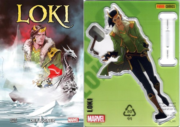 Loki - Der Lügner mit Acryl-Figur, Panini
