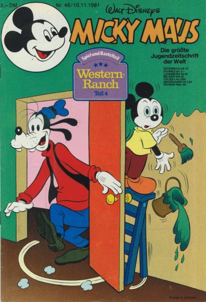 Micky Maus 1981/ 46 (Z0-1/1), Ehapa