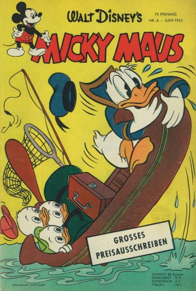 Micky Maus 1955/ 6 (Z1-2), Ehapa