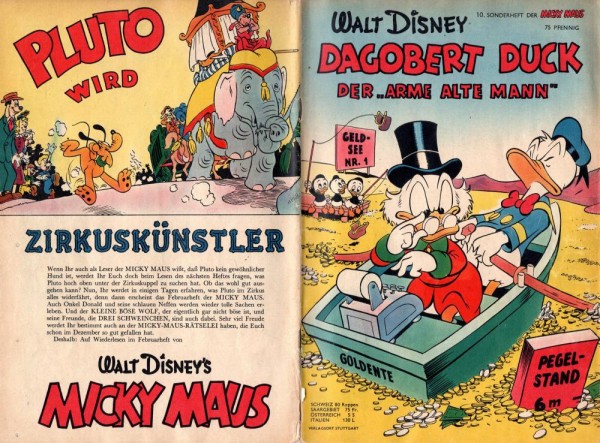 Micky Maus Sonderheft 10 (Z2), Ehapa