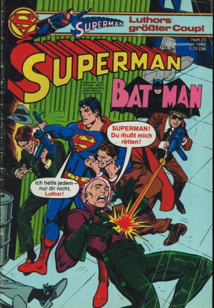 Superman 1980/ 23 (Z2), Ehapa