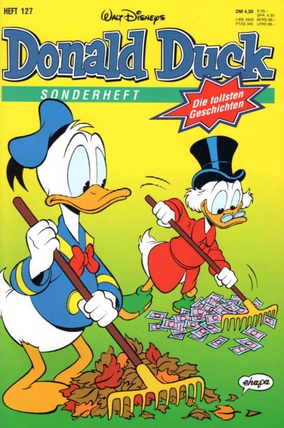 Die tollsten Geschichten von Donald Duck Sonderheft 127 (Z0-1), Ehapa