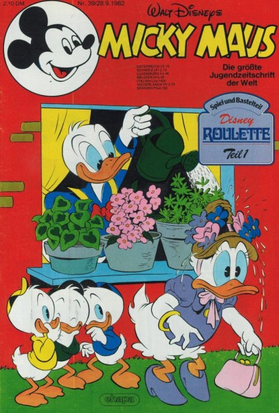 Micky Maus 1982/ 39 (Z0-1), Ehapa