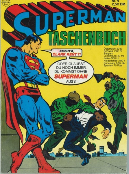 Superman Taschenbuch 4 (Z1, 2. Aufl.), Ehapa