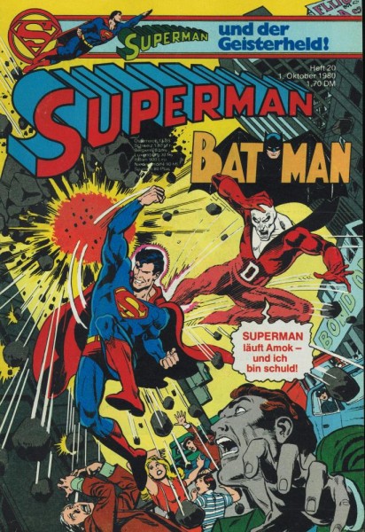 Superman 1980/ 20 (Z1, Sm), Ehapa