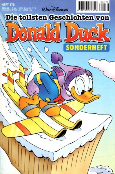 Die tollsten Geschichten von Donald Duck Sonderheft 170 (Z1), Ehapa