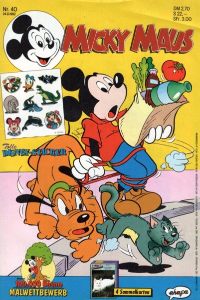 Micky Maus 1992/ 40 (Z0-1), Ehapa