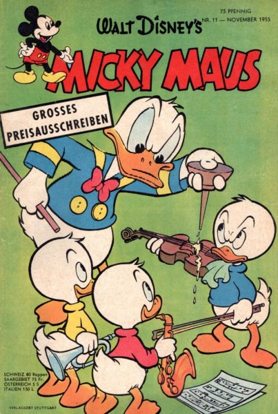 Micky Maus 1955/ 11 (Z1-), Ehapa